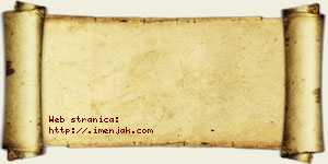 Jovana Mališananin vizit kartica